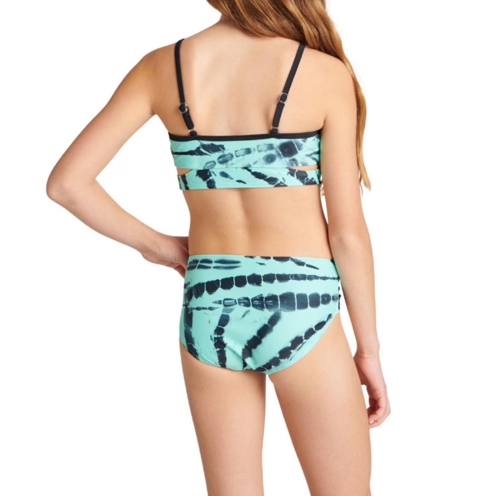 Justice Stylish Tie-Dye Bikini Set Size Small 6/7 - Picture 3 of 10